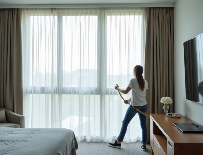 Brookwater Sheer Curtain Cleaning